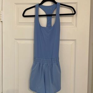 Women’s Light Blue Racerback Romper